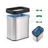 Zhuang Taitai Thickened Stainless Steel Classified Waste Bin
