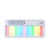 Rainbow Flashing Piano Toys Electronic Music Toys with 5 Instruments 13 Melody Portable Keyboard Toys Educational Toys for Kids