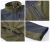 Gopuune Fleece Golf Outdoor High Winter Size Men's Jacket, Wear, Jacket, Softshell, Hiking, Full-Zip Coat, Warm, Lightweight, Neck, Fishing, Sports,