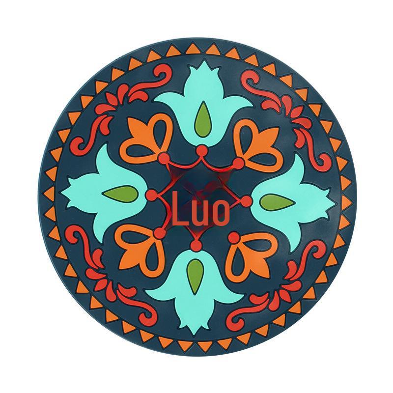 Bohemian Ethnic Style Non-Slip Insulated Coaster for Coffee, Tea, and Bowls