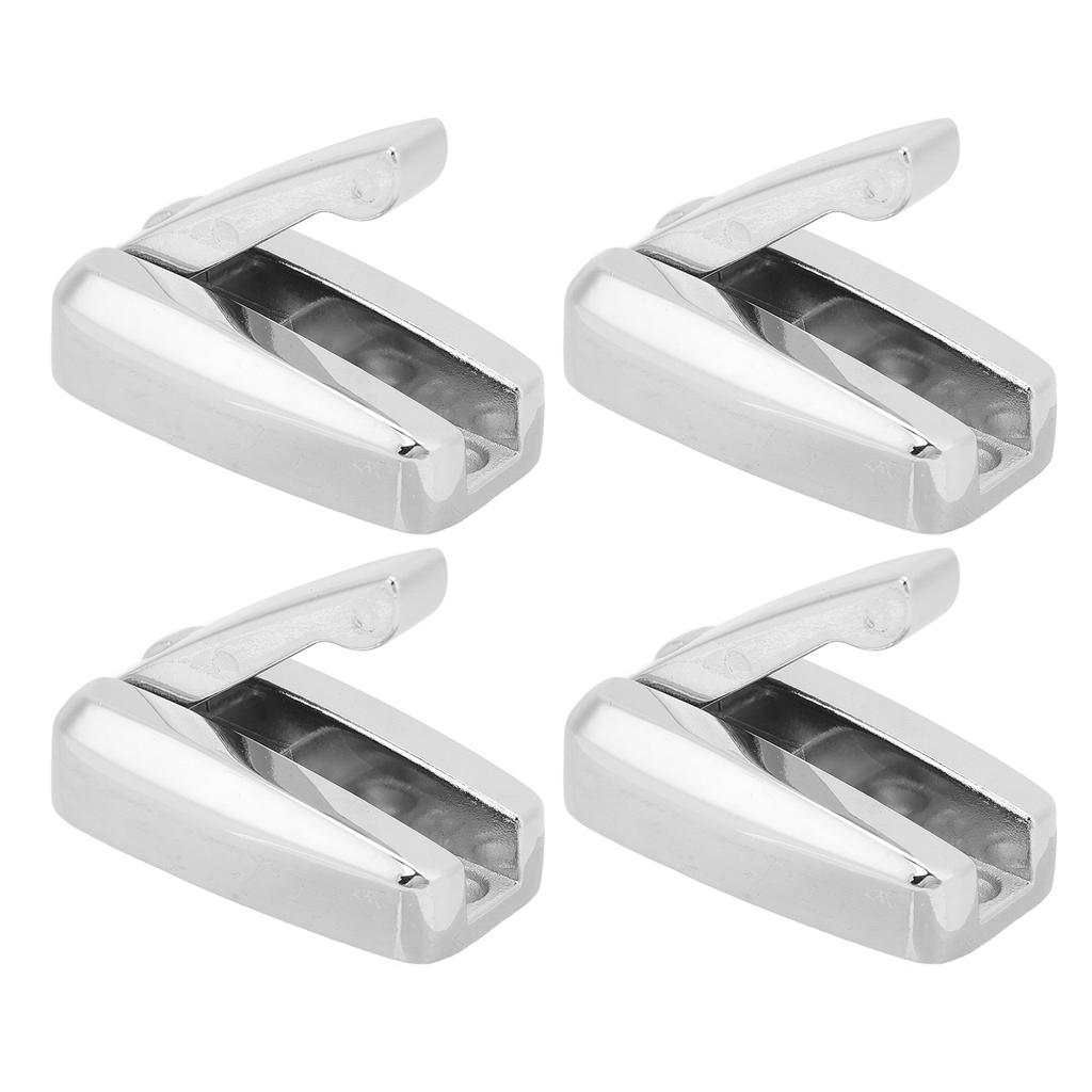 Wall Mount Foldable Hook Zinc Alloy 30KG Weight Capacity Automatic Rebound Thickened Base Polished for RV Yacht