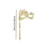 Elegant Handheld Mask with Stick for Costume Events And Parties