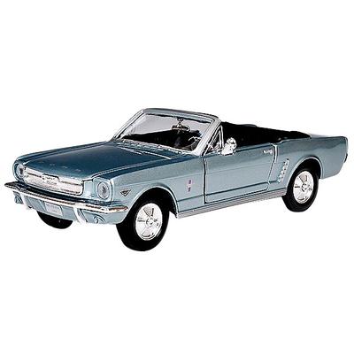 Motor Max 1/24 1964 Ford Mustang Converter Blue Model Car Blue, 1 Korean Toy