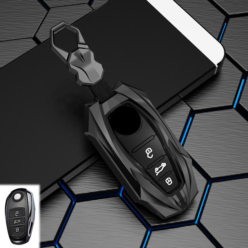 Zinc Alloy Car Key Case Cover Keychain Holder Auto Accessories For Vw Volkswagen Touareg 2011 2012 2013 2014