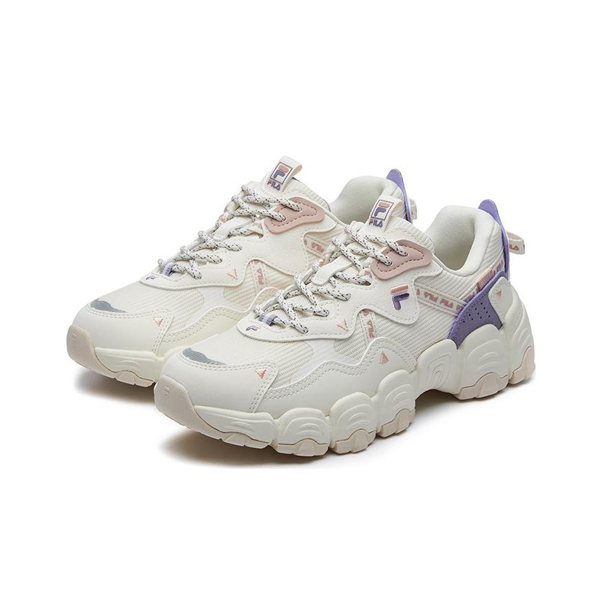 FILA Heritage-FHT Cat Paw 3.0 Low-Top Casual City Commuting Running Shoes Women sneaker Cream F12W144123FGD