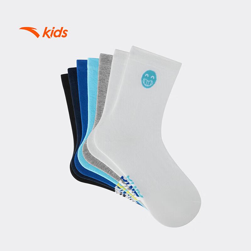 

ANTA Kids Combed Cotton 7-Pair Mid-Calf Socks M