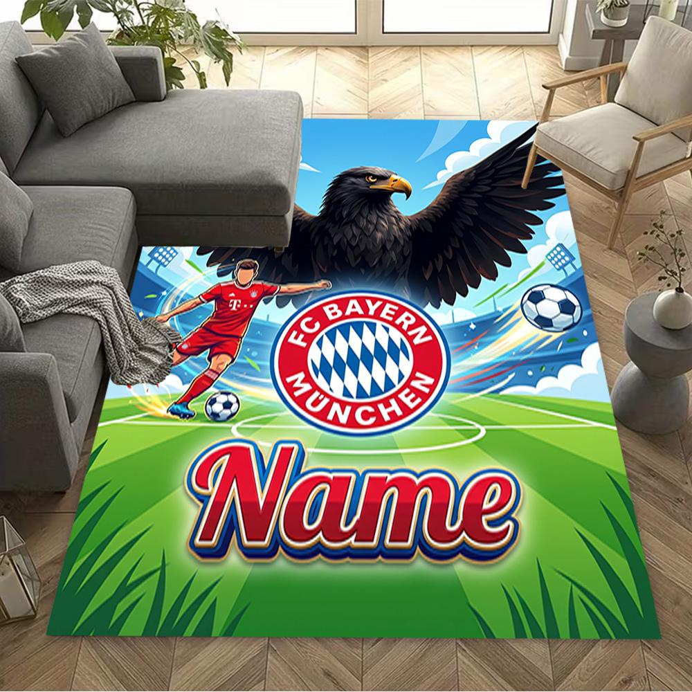 Bayern Munich Fan Poster Carpet Suitable for Study Room Outdoor Kitchen Dormitory Anti-slip Rug Decorate Offices Perfect Gift for Friends & Family