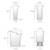 1Pc Flower Vase Acrylic Hydroponic Home Decor Clear Flower Pot Desktop Decorative Vase For Wedding