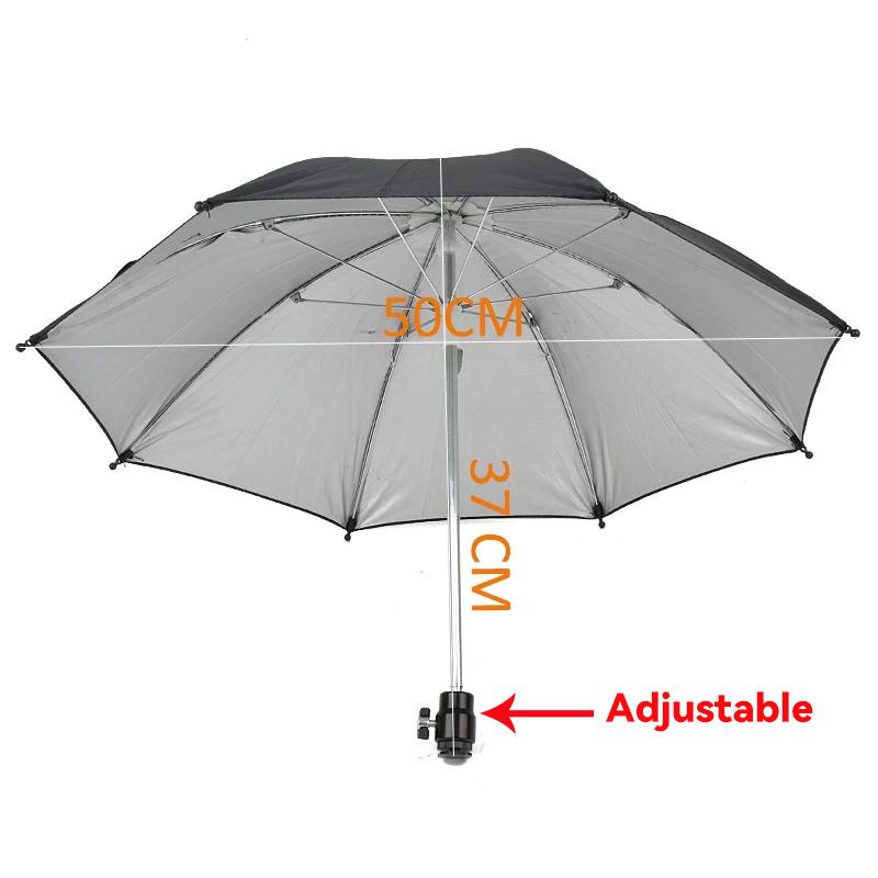 1PC 26/50CM Black Dslr Camera Umbrella Sunshade Rainy Holder For General Camera Photographic Camera Umbrella