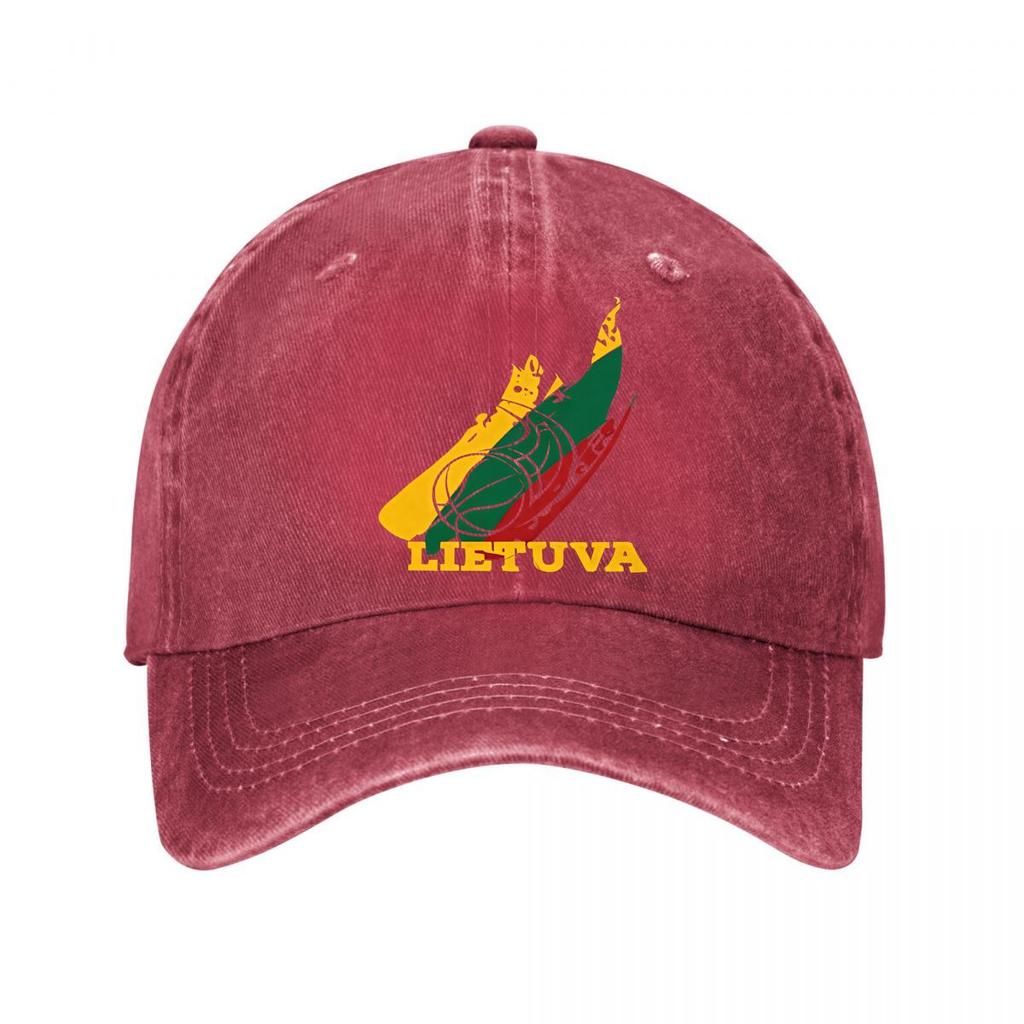 Lietuva Embroidered Vintage Washed Baseball Cap Washed Baseball Cap
