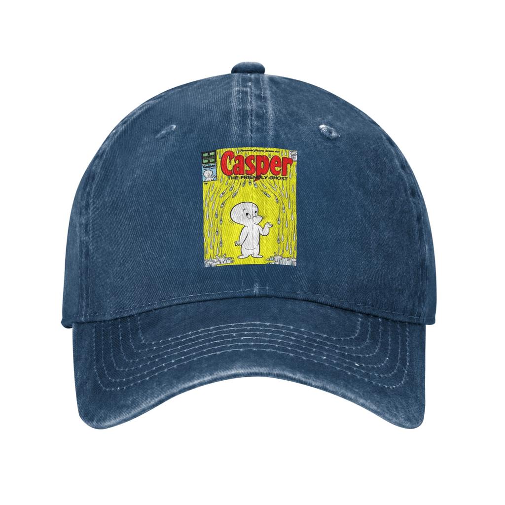 The Friendly Ghost Casper Denim Cap Casual Baseball Caps Adjustable Hat Summer Unisex Baseball Hats