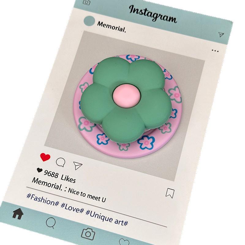 3D Silicone Flower Magnetic Stand for MagSafe Phones with Strong Suction