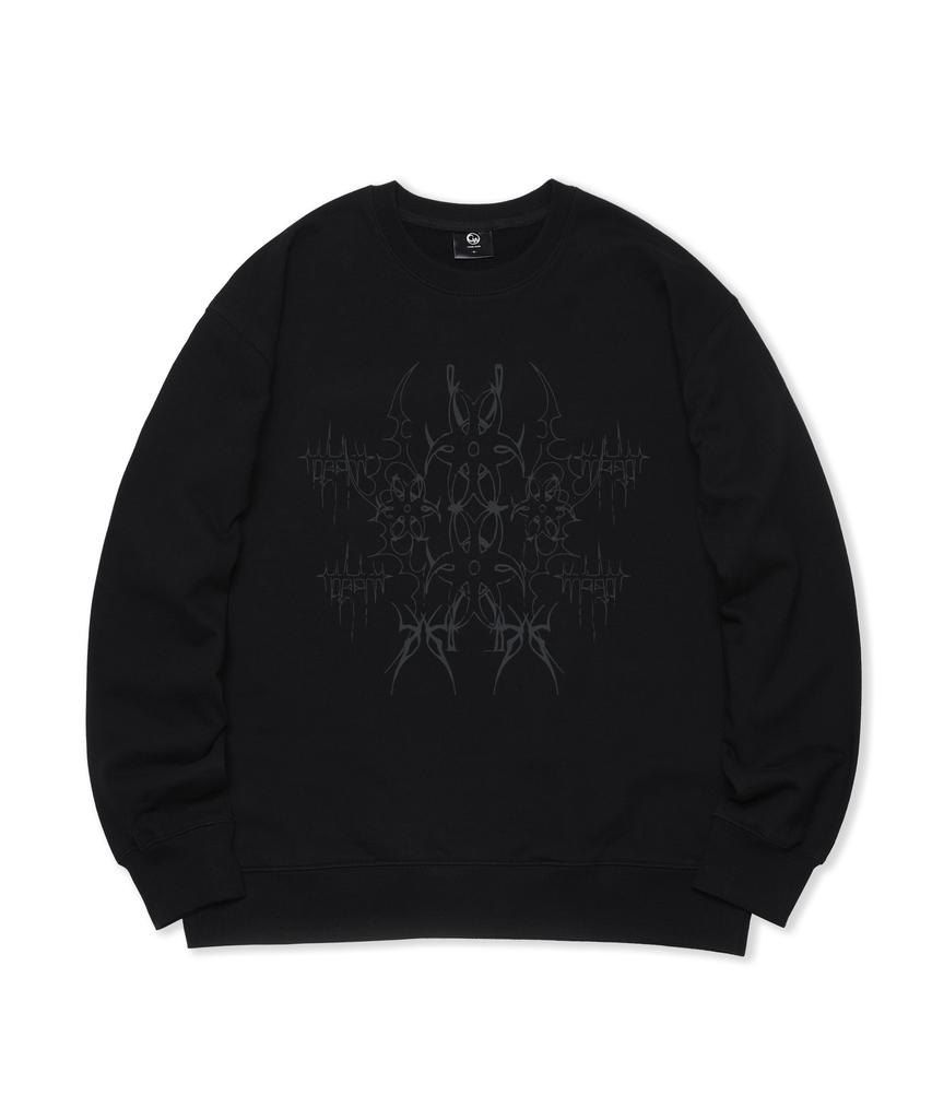 CAMEL WORK Butterfly Sweatshirt (Black)