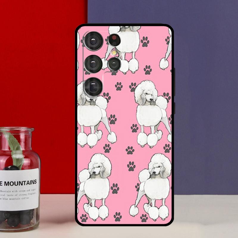 Poodles Cartoon Girly Cute Funda Case For Samsung Galaxy S25 Ultra S9 S10 S20 S22 Plus S21 FE S23 S24 Ultra Phone Cover