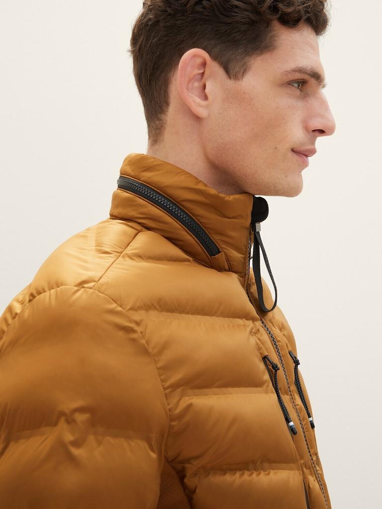 Mid-season Jacket Tom Tailor Hybrid Jacke (1038907) With Detachable Hood (1038907) Deep Cognac