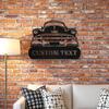 Custom Vintage Metal Sign Car Garage Wall Art
