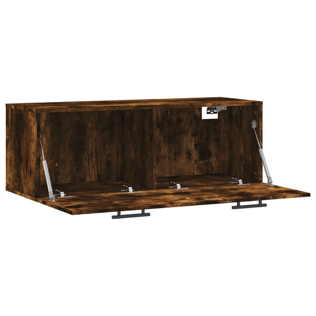 Wall Cabinet Smoked Oak 100 x 36.5 x 35 cm Particleboard
