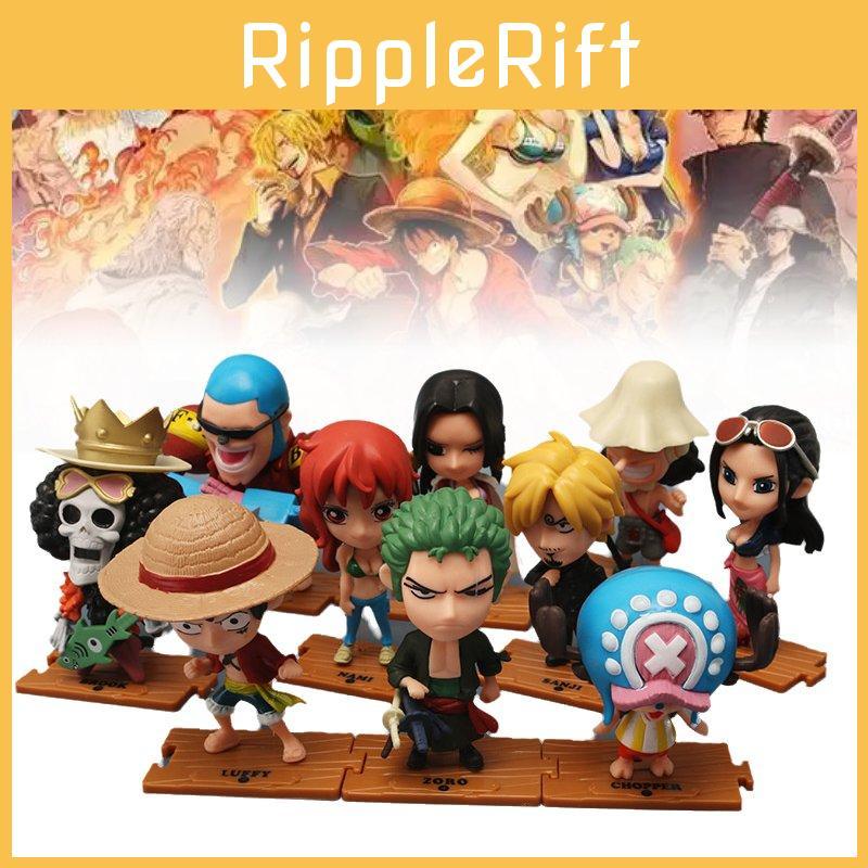 One 10pcs Piece Role Pvc Toy Model Desktop Decoration Children Gift Christmas