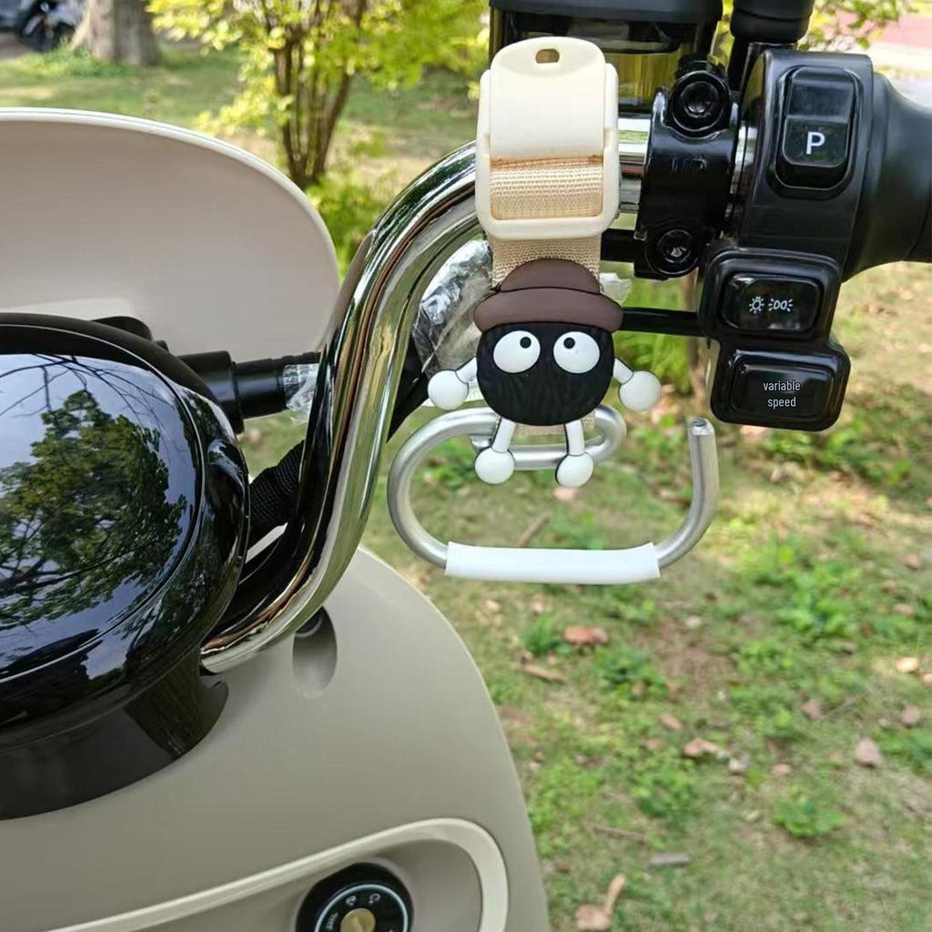 Cartoon Electric Scooter Hook: Universal, Strong, Storage Solution for Scooters, Motorcycles, and Strollers