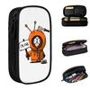Kenny Souths Parks  I'm Fine Pencil Case New Pen Bag Girls Boys Big Capacity School Supplies Gift Pencil Box