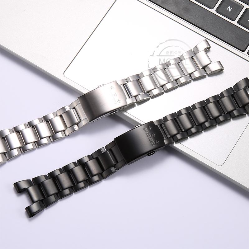 Resin Strap Watch Accessories for Casio GST-210 GST-S130 S110 S100 W130L W100 W110 Men's Waterproof Band Stainless Steel Loop