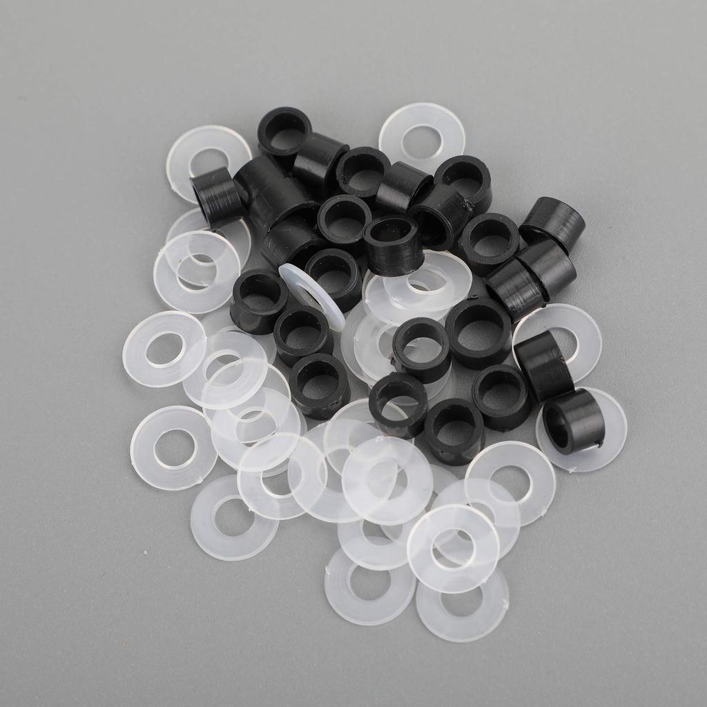 Bruce & Shark 158pcs Motorcycle Sport Bike Windscreen Fairing Bolt Kit Fastener Clip Screw Set Black