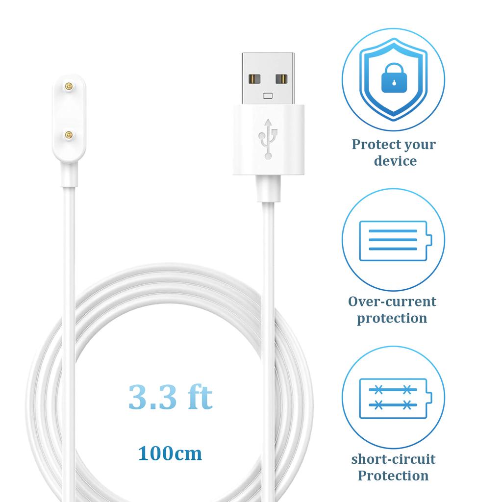 Trådlös laddningskabelstation för Huawei Band 8 7 6 Pro Watch Fit 2 Mini Smartwatch-docka för Honor Band 6 USB-laddningsadapter