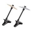 Desktop Crash Cymbal Musical Saucer Car Crash Cymbal Alloy Crash Drums Cymbal Drum Mini Drum Easy To Install Clip-On