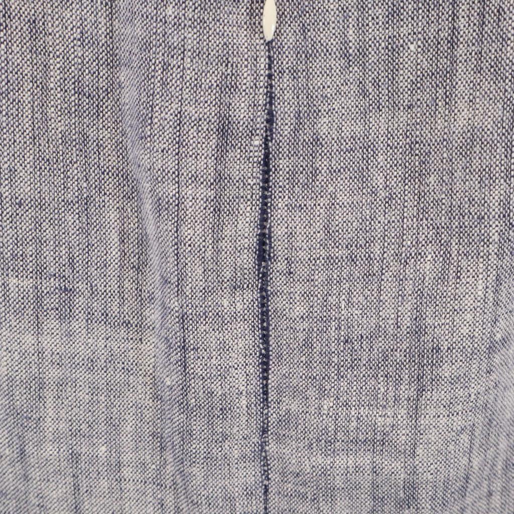 MAX MARA Weekend Made in Italy Linen Mimole length Tight Skirt 42 gray Women Used