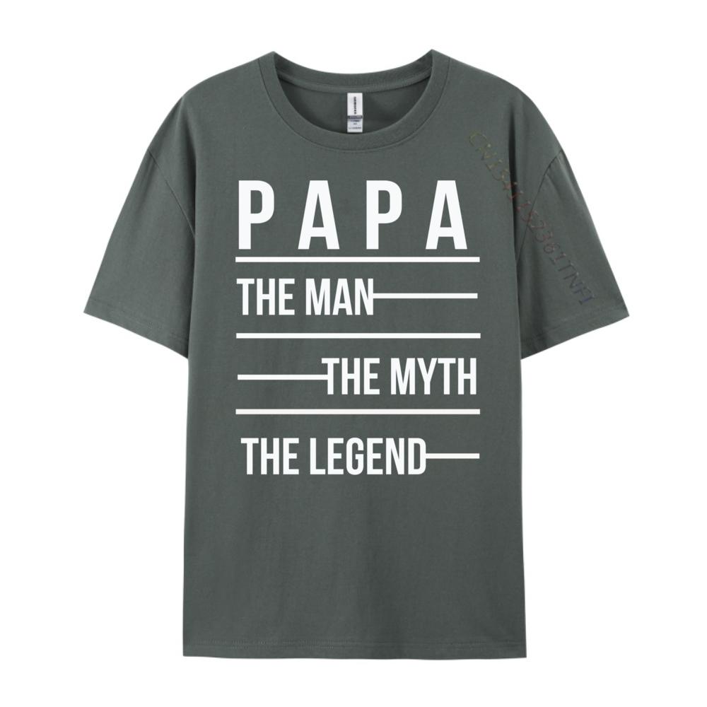 Papa Myth Legend Mens Shirts Graphic Tee Man Clothes Grahpic Tee Shirt T Shirts