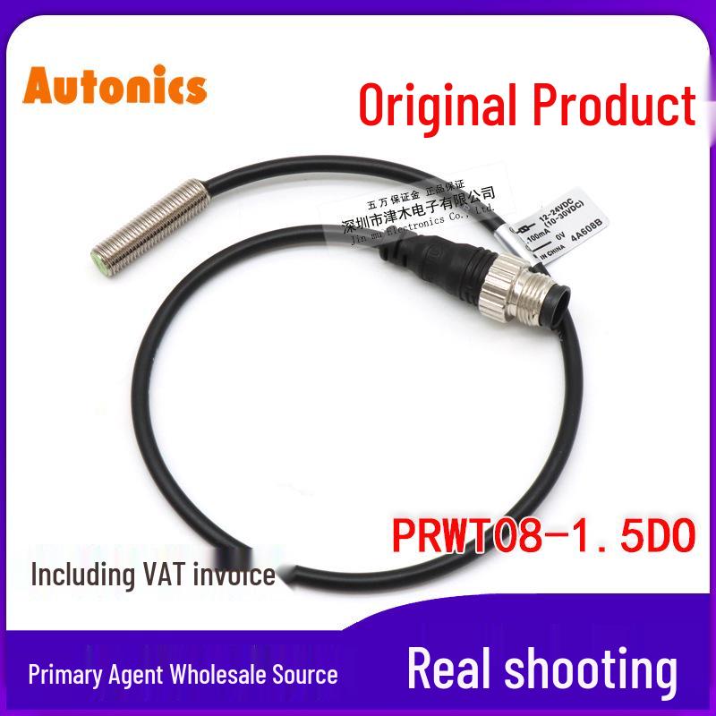 Autonics PRWT08-1.5DO Proximity Sensor - Normally Open, DC Two-Wire, Plug. 1.5mm, Plug