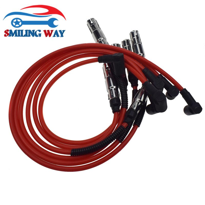 Zündkerzenkabel Satz 6 Stück Für Ford Galaxy & VW Corrado Golf III Passat Sharan Vento 2.8 2.9 VR6 021905409