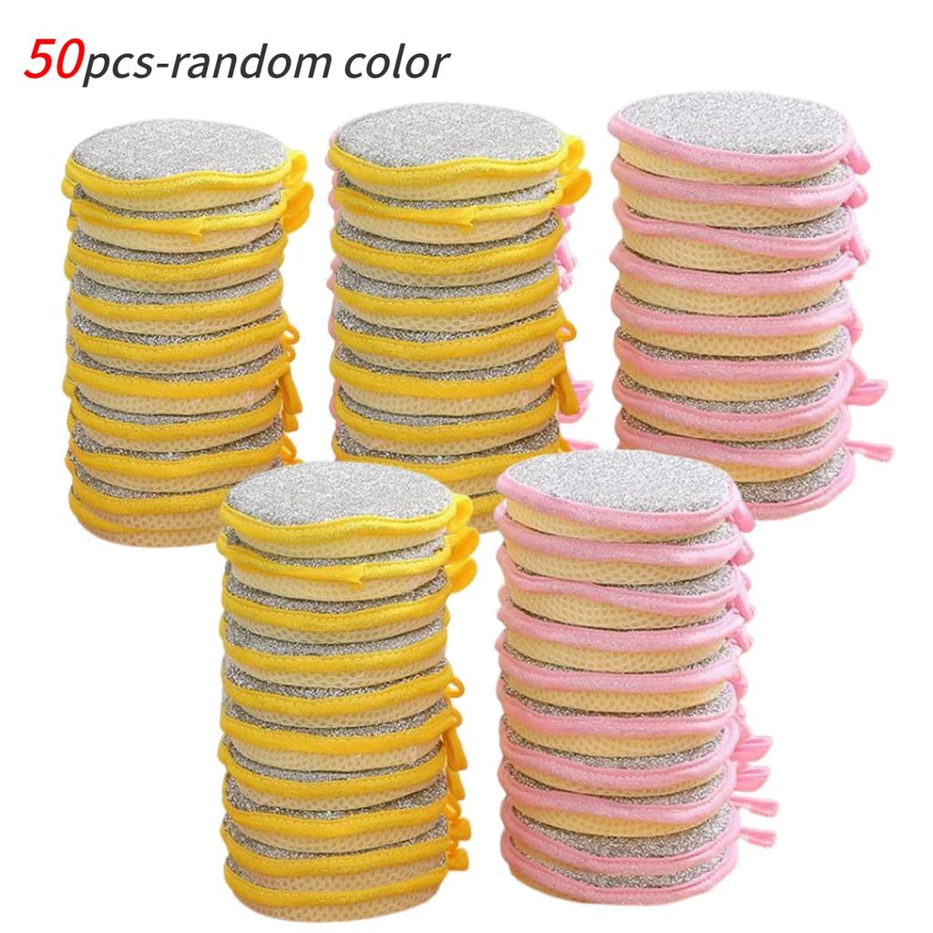 Double Side Dishwashing Sponge Dish Washing Brush Pan Pot Dish Wash Sponges Household Cleaning Reusable Kitchen Tool