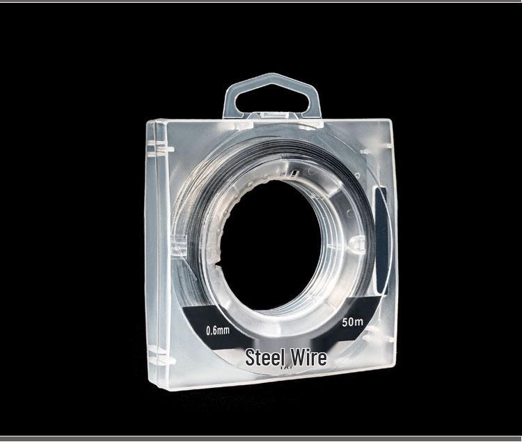 Ultra-Fine Rubber-Coated Steel Fishing Line, Anti-Bite 304 Stainless Steel, for Sea Fishing and Beading, First Gold Small