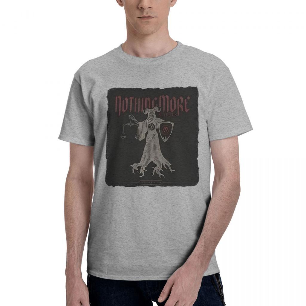 NOTHING MORE Band 100 Cotton Casual Breathable Confortable Men Top Football Shirts 2025 Mens Wear
