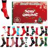 Christmas Stocking Advent Calendar 24 Days Countdown Calendar Socks with Different Christmas Patterns Christmas Gifts For Kids