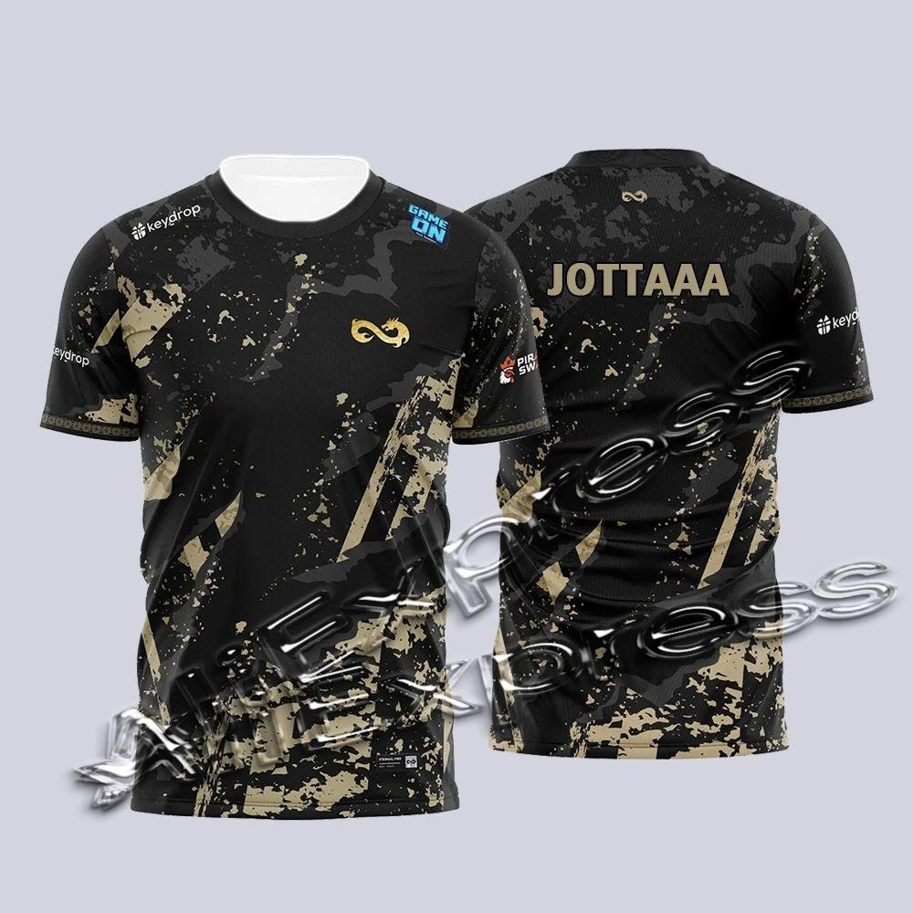 E-Sport-Team Eternal Fire 2025 Neue Trikots CS2 Major Spiel Trainingsanzüge Unisex Street Oversized Tops Grafik-T-Shirts