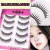 Wet Tip False Eyelashes A Shape Black 9 11mm Mixed C Curl Full Strip False Eyelashes For Women Party Makeup