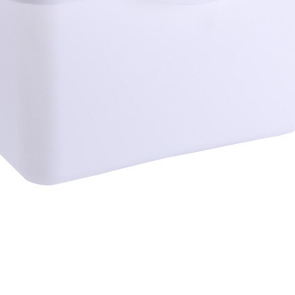 Hängender Mülleimer Platzsparend Großes Fassungsvermögen Offener Müllabfallbehälter für Zuhause Küche Badezimmer Kleine Größe Weiß