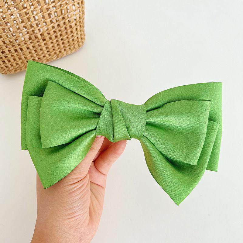 

Заколки с бантом, аксессуары для волос, модная повязка на голову, повязка на голову, головной убор, однотонный зажим для головы 18*12.5cm зелёный
