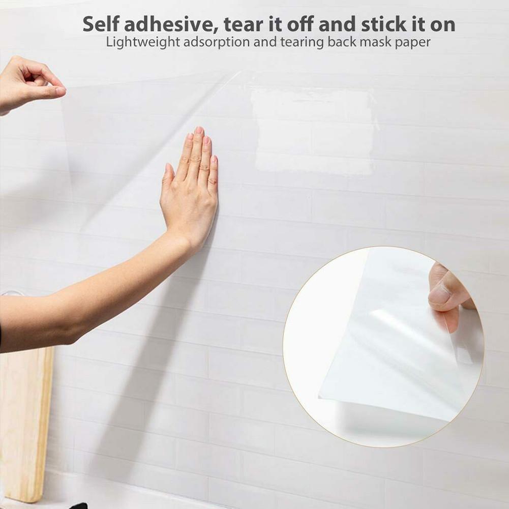 Oilproof Wall Sticker PET Self-adhesive Transparent