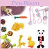6x Dog Rope Toys Kit Tough And Durable Chew Knot Ball Pet Puppy Bear Cotton Toy Bulk