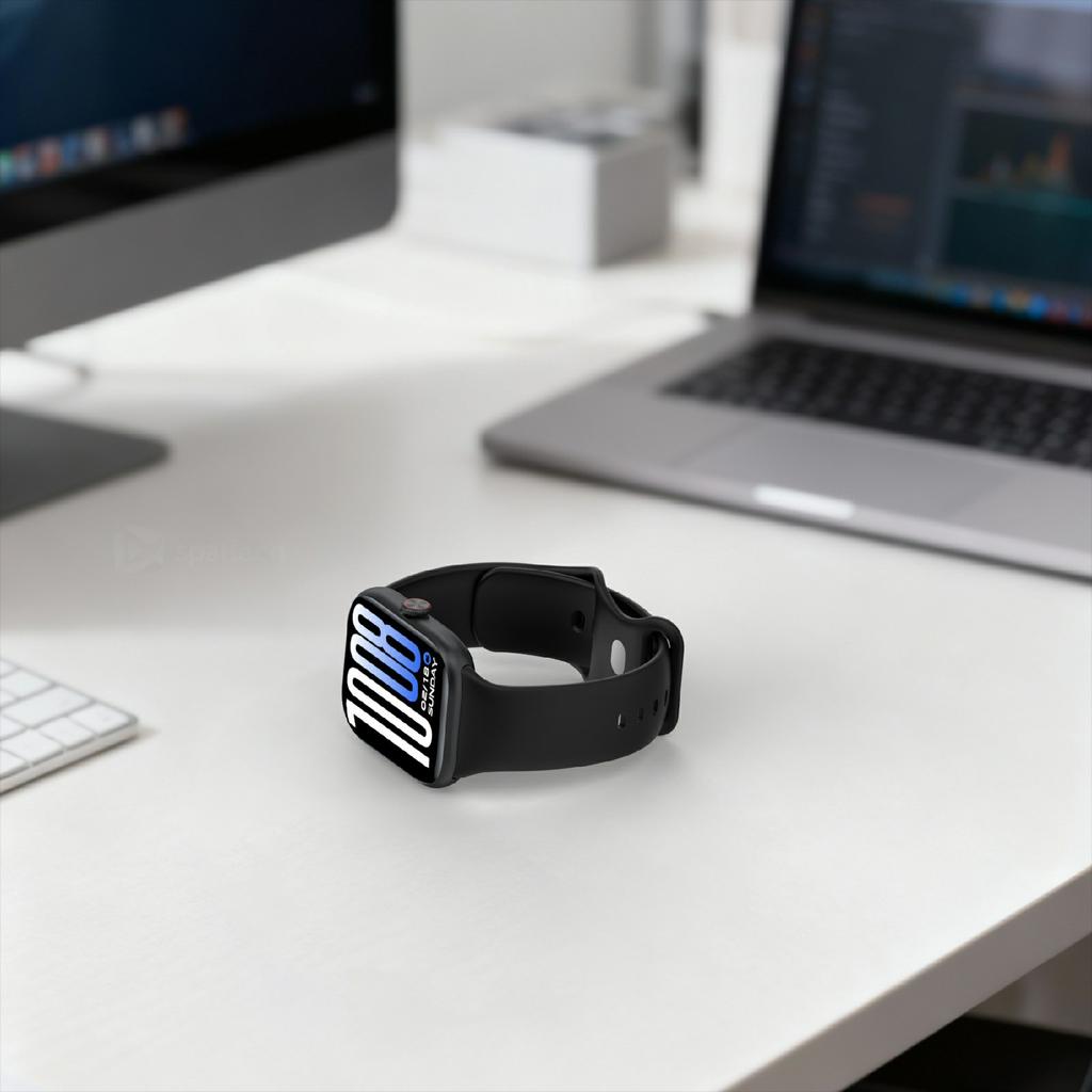 For vivo Watch GT 2/iQOO Watch GT 2 Silicone Watch Band Butterfly Clasp Steel Buckle Strap