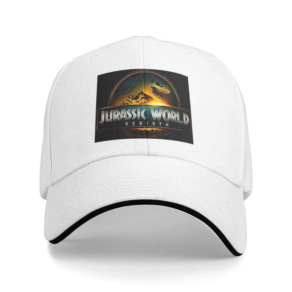 Jurassic World Rebirth Logo Dinosaurs Film Baseball Caps Snapback Baseball Hats Breathable Casual Casquette for Men And Women
