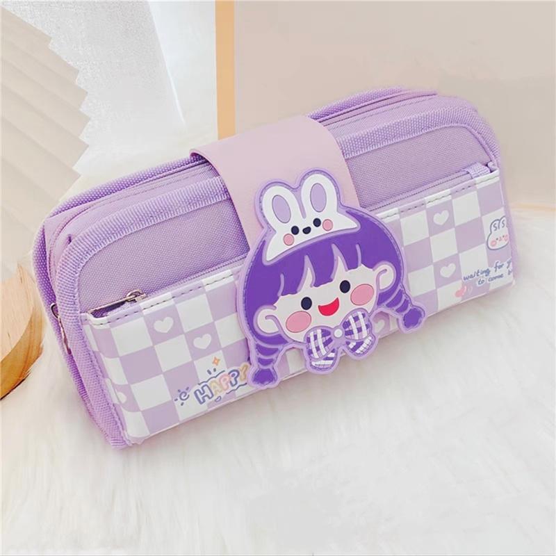 Estuche para lápices desmontable, bonito estuche para útiles escolares, estuche para lápices de gran capacidad, estuche para lápices de dibujos animados, estuche para lápices para niños, regalos para estudiantes