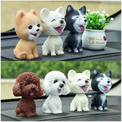 Husky Teddy Pomeranian Araba Sallamak Kafa Köpek Süsler Sevimli Başını Sallayarak Dekorasyon Hediye Araba Iç Ev Odası Oto Aksesuarları