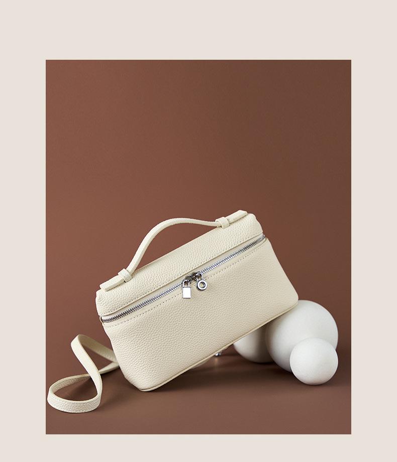 Autumn-Inspired Women's Single Shoulder Crossbody Handbag - Versatile Niche Lunch Box Style