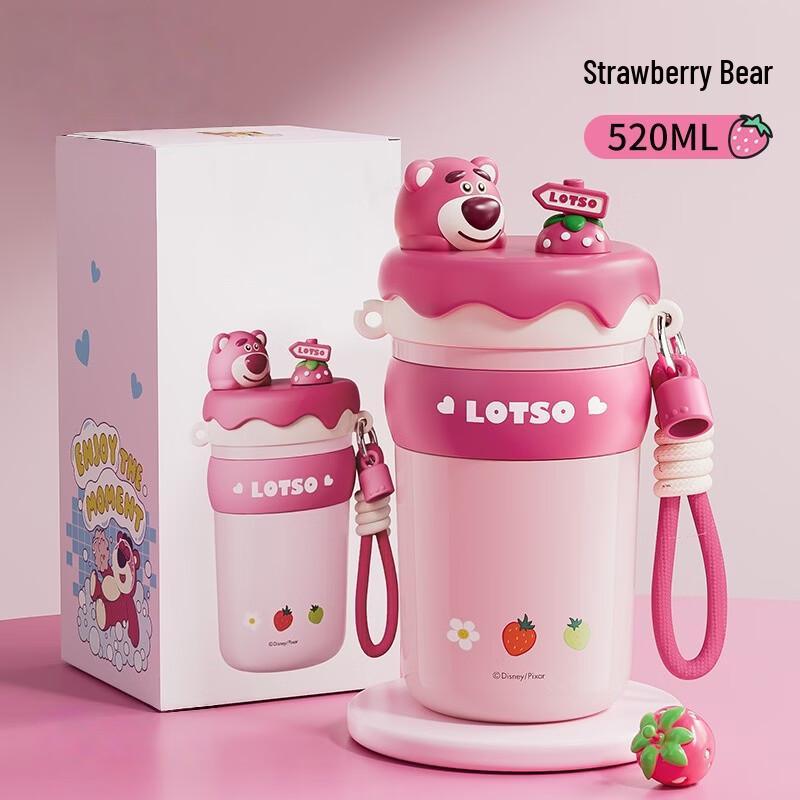 Boyiduo Cartoon Kids  316 Stainless Steel Insulated Straw Bottle