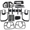 Compatible Decorative Parts for Ford Ranger T9: Headlight Cover, Taillight Frame, and Door Handle for 2022+ Pickup Trucks.