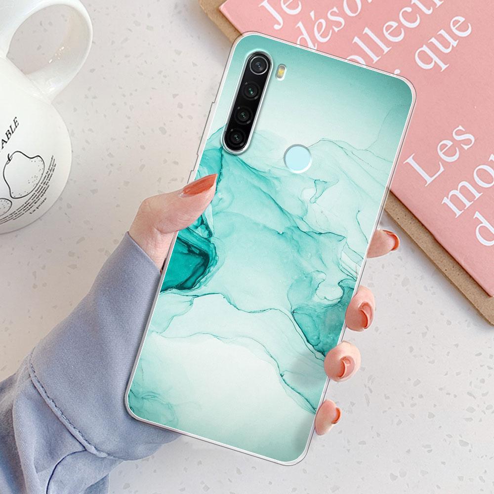 Custodia Redmi Note 8 Pro Cover Posteriore Note 8T Ragazze Nuova Moda Trasparente Custodie per Telefono Custodia Morbida in Silicone Per Xiaomi Redmi Note 8 Coque